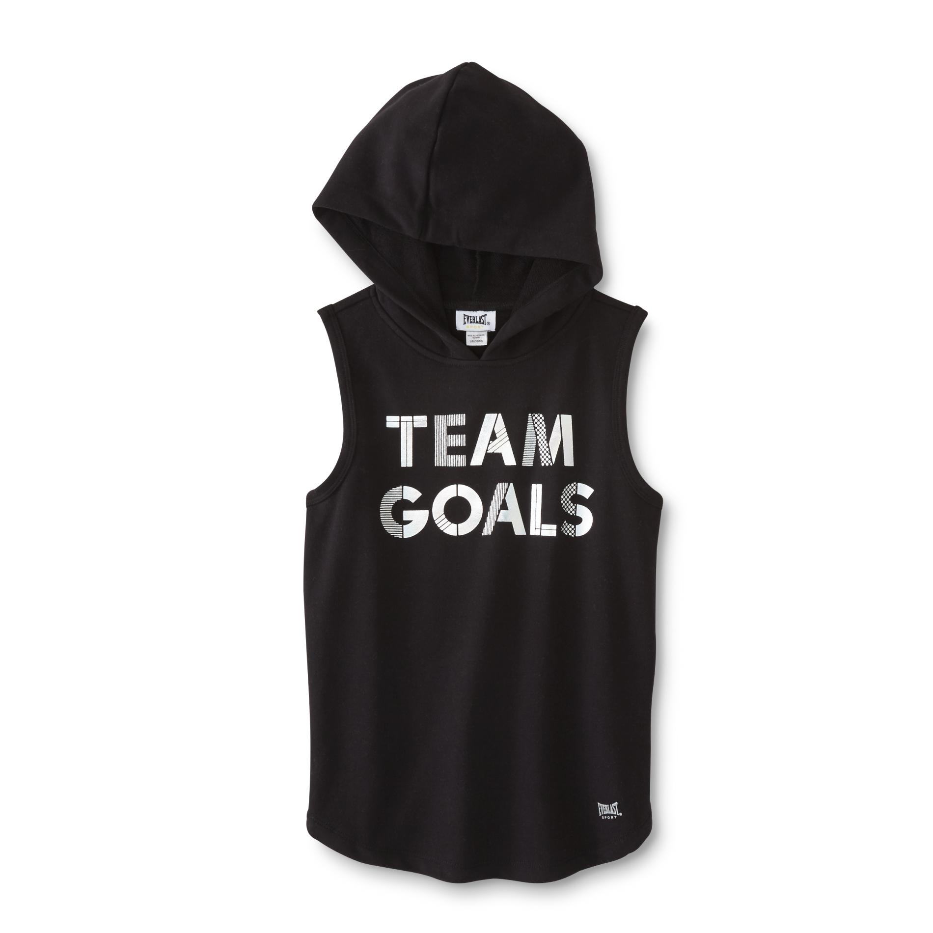 Everlast&reg; Sport Girls' Sleeveless Athletic Hoodie - Team Goals