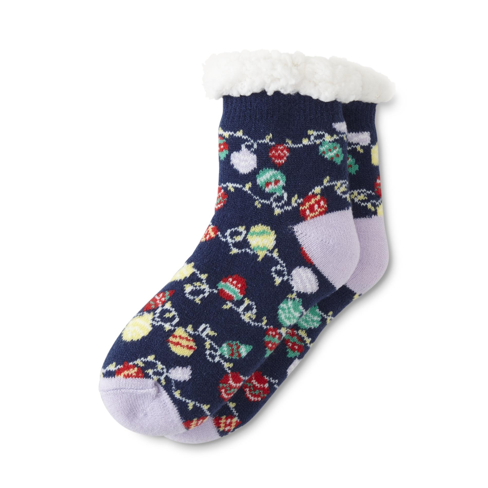 Women's Slipper Socks - Ornaments