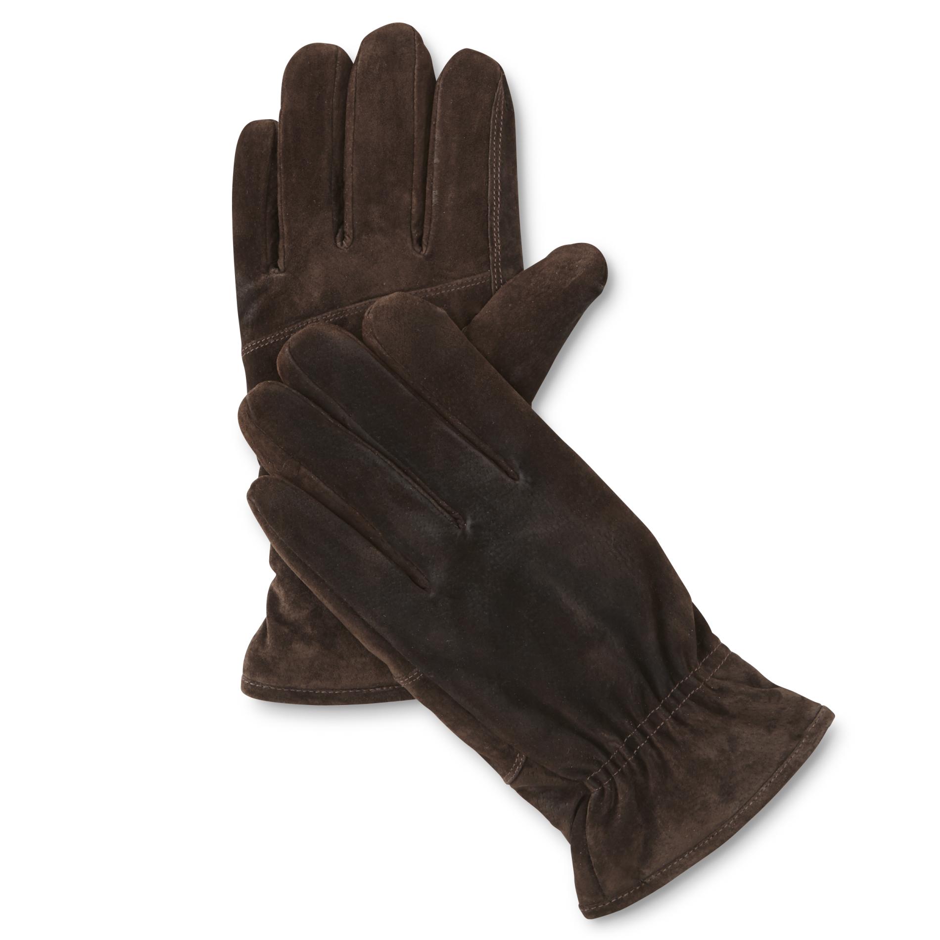 Outdoor Life Men's Lined Suede Gloves