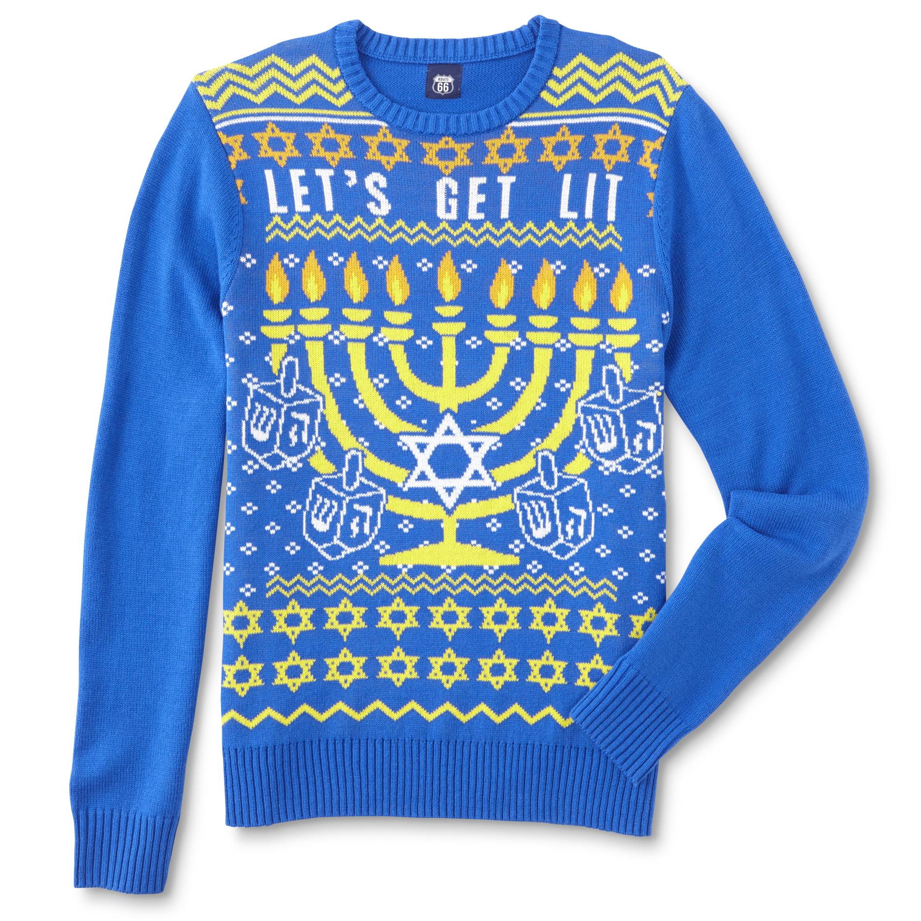 Route 66 Men's Ugly Holiday Sweater - Hanukkah
