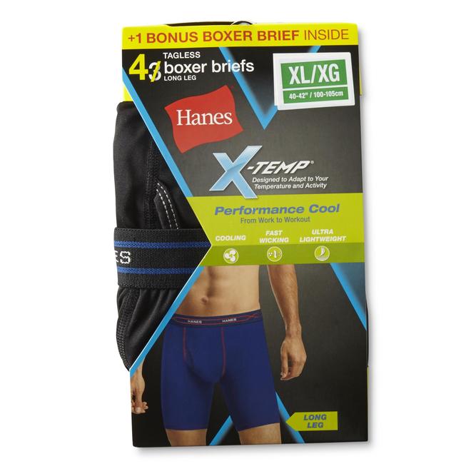 Hanes Men's 4Pack XTemp Boxer Briefs