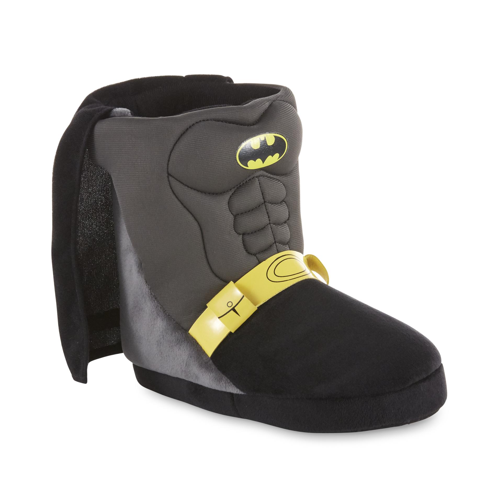 Character Boys' Batman Slipper Boot - Black/Gray