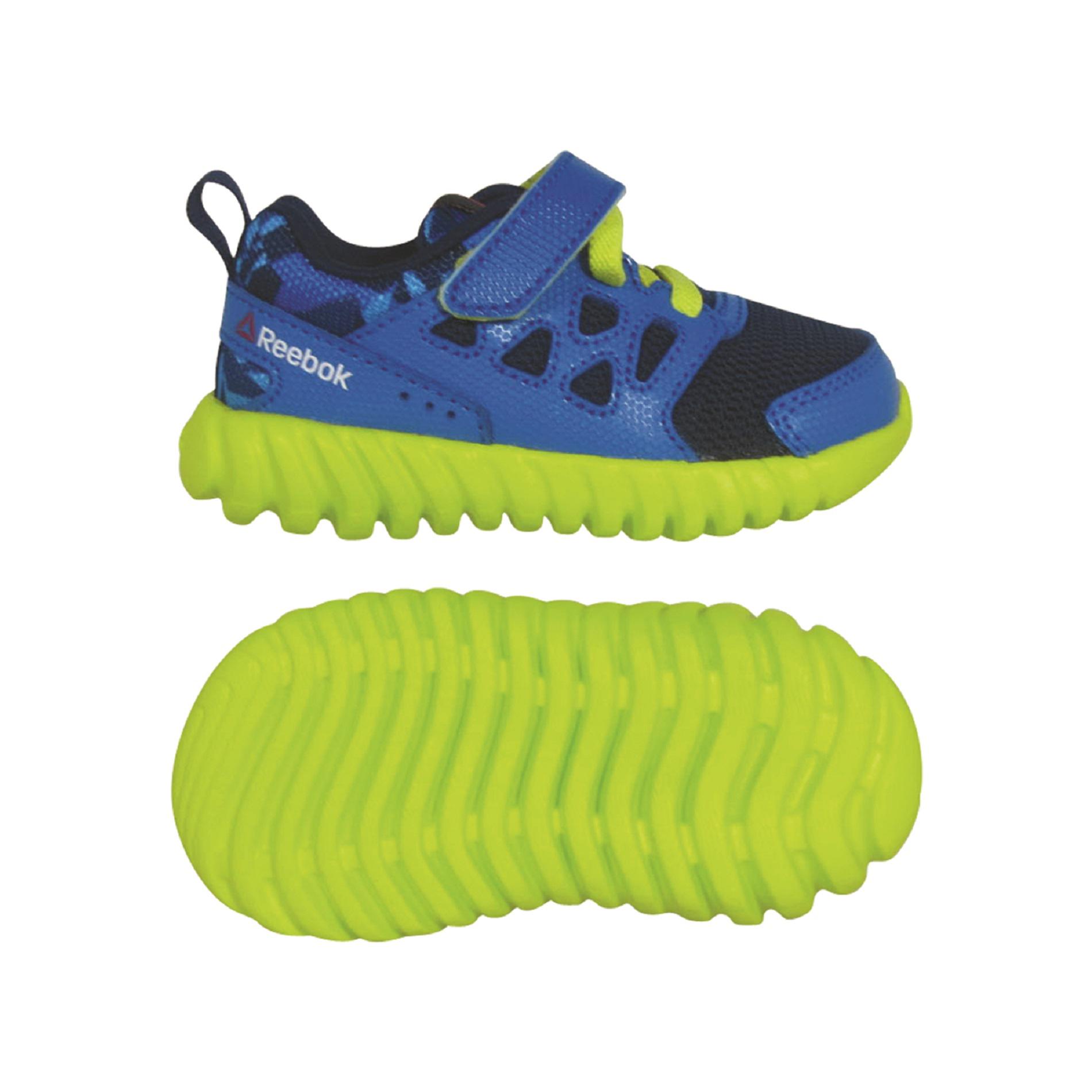 Reebok Toddler Boy's TwistForm Blaze 2.0 Blue/Green Athletic Shoe