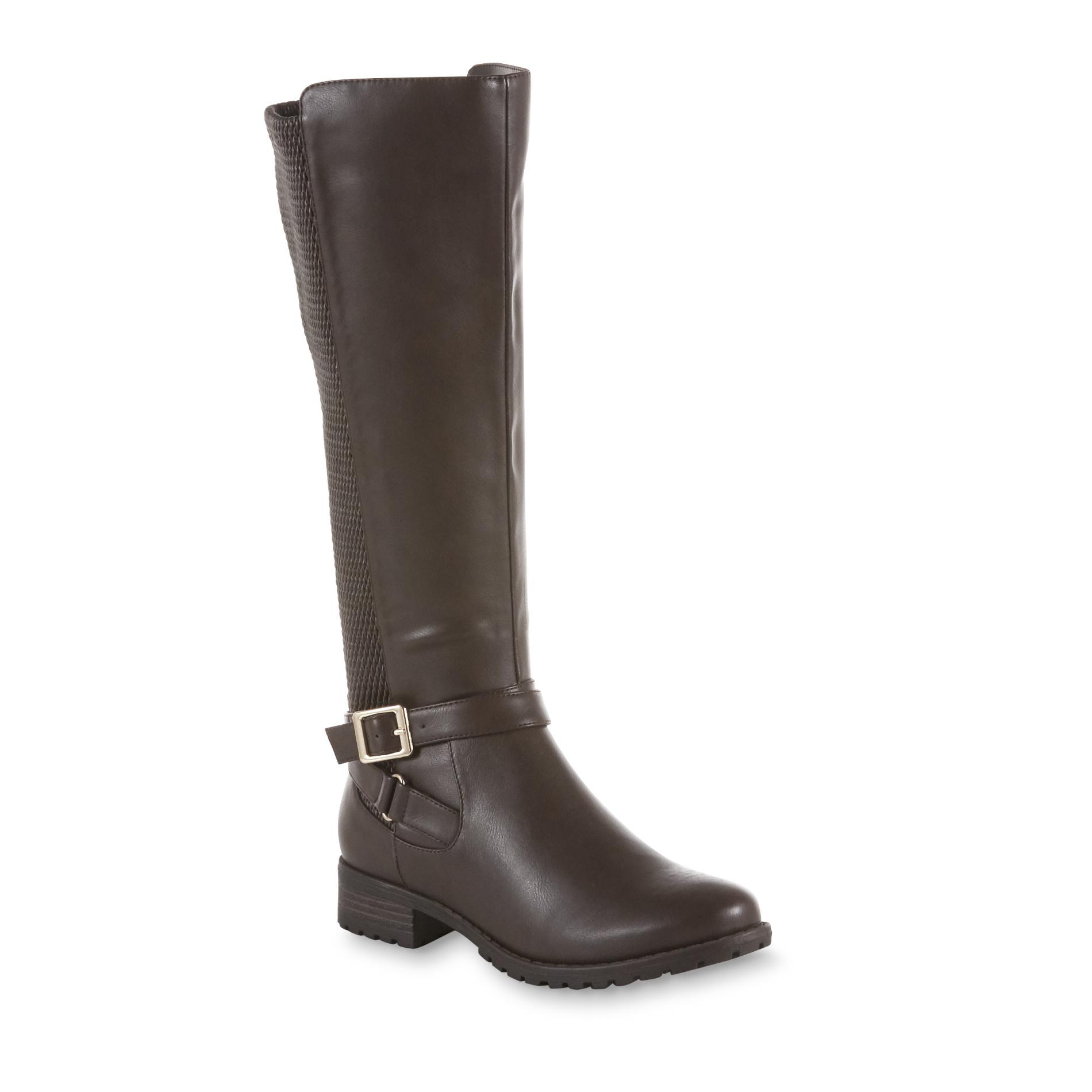 Basic Editions Women's Nile Knee-High Boot - Brown