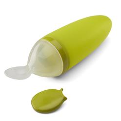Tomy Boon SQUIRT Silicone Baby Food Dispensing Spoon, Green