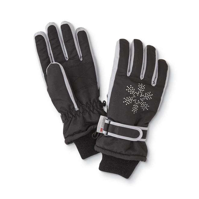 Women's Ski Gloves Snowflake