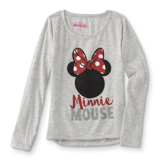 Children's Apparel Minnie Mouse Girls' Long-Sleeve Graphic T-Shirt