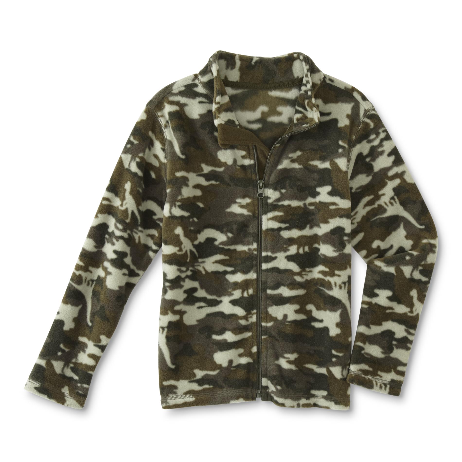Toughskins Boys' Fleece Jacket - Camouflage