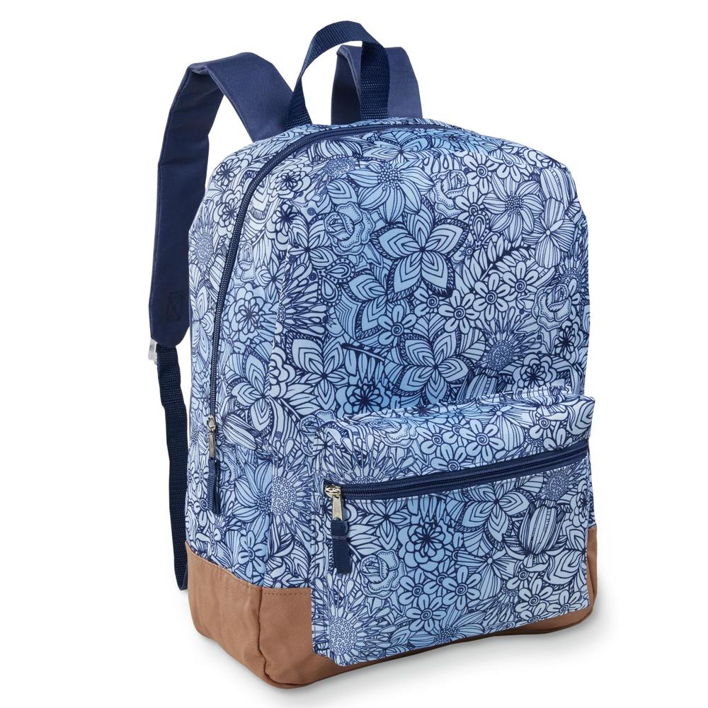 Canvas Backpack - Floral