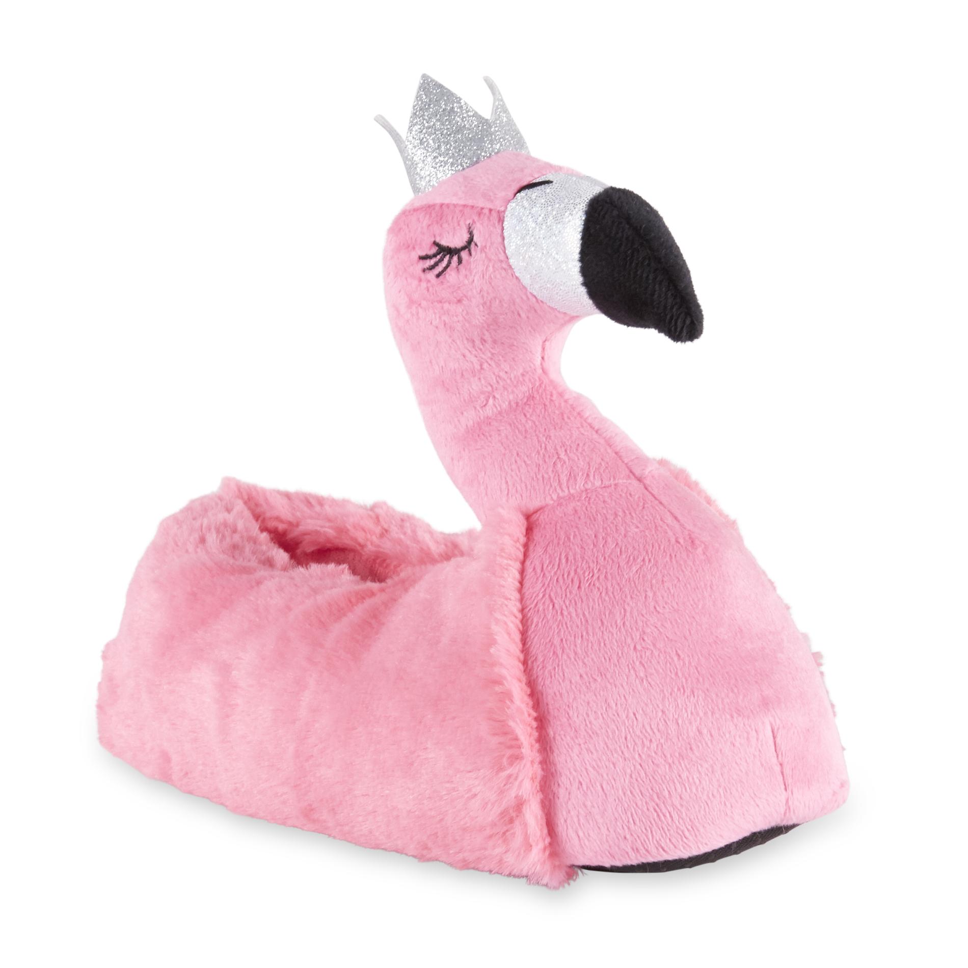 Roebuck & Co. Girls' Flamingo Slipper - Pink