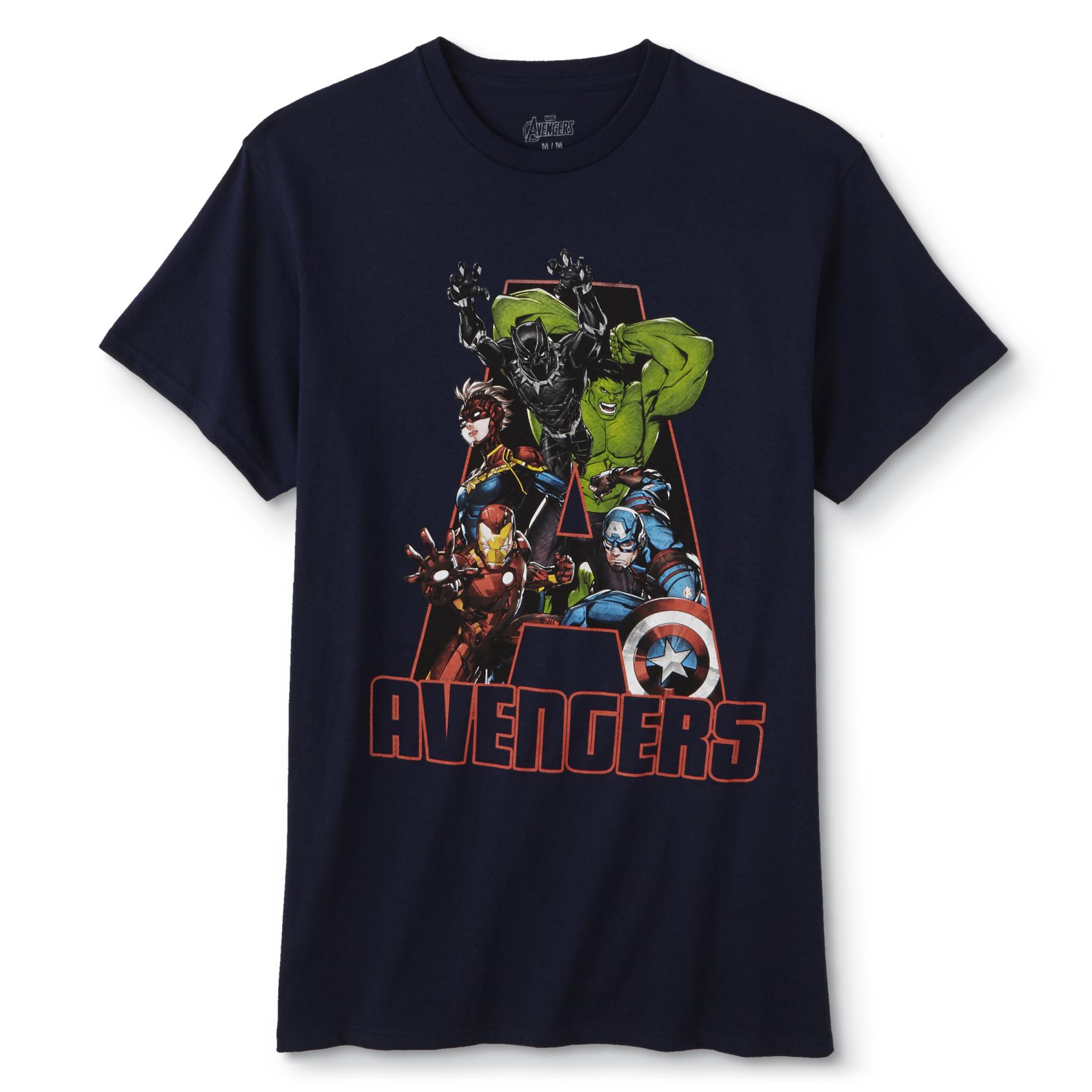 Avengers Young Men's Graphic T-Shirt - Characters