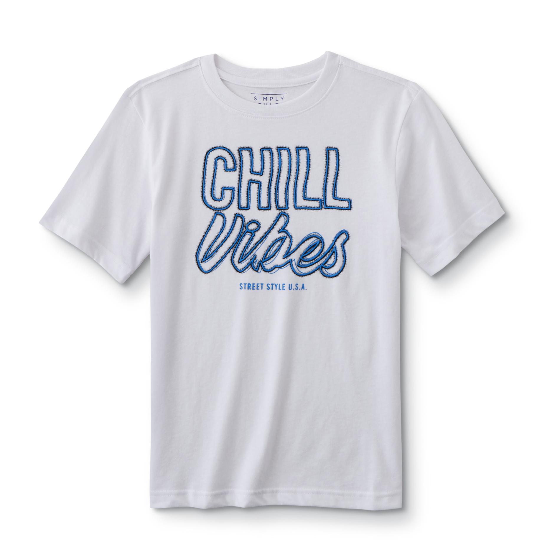 Simply Styled Boys' Graphic T-Shirt - Chill Vibes