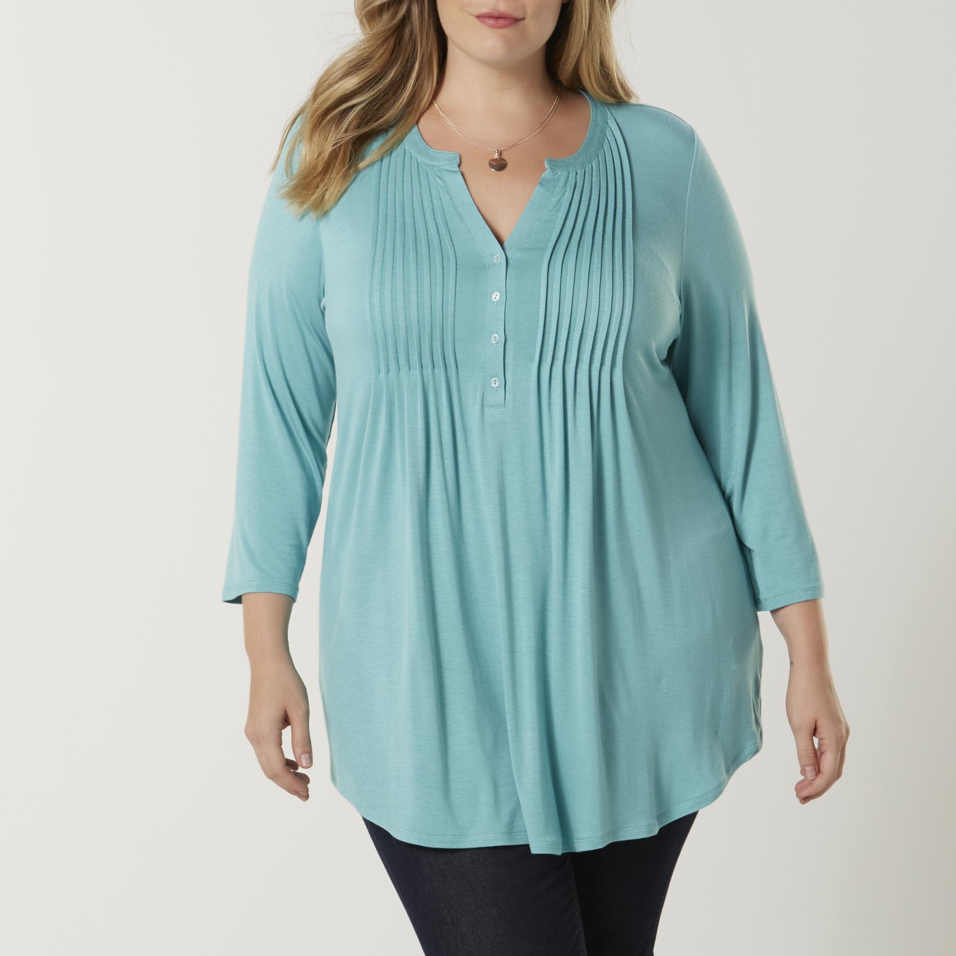 sears plus size tops