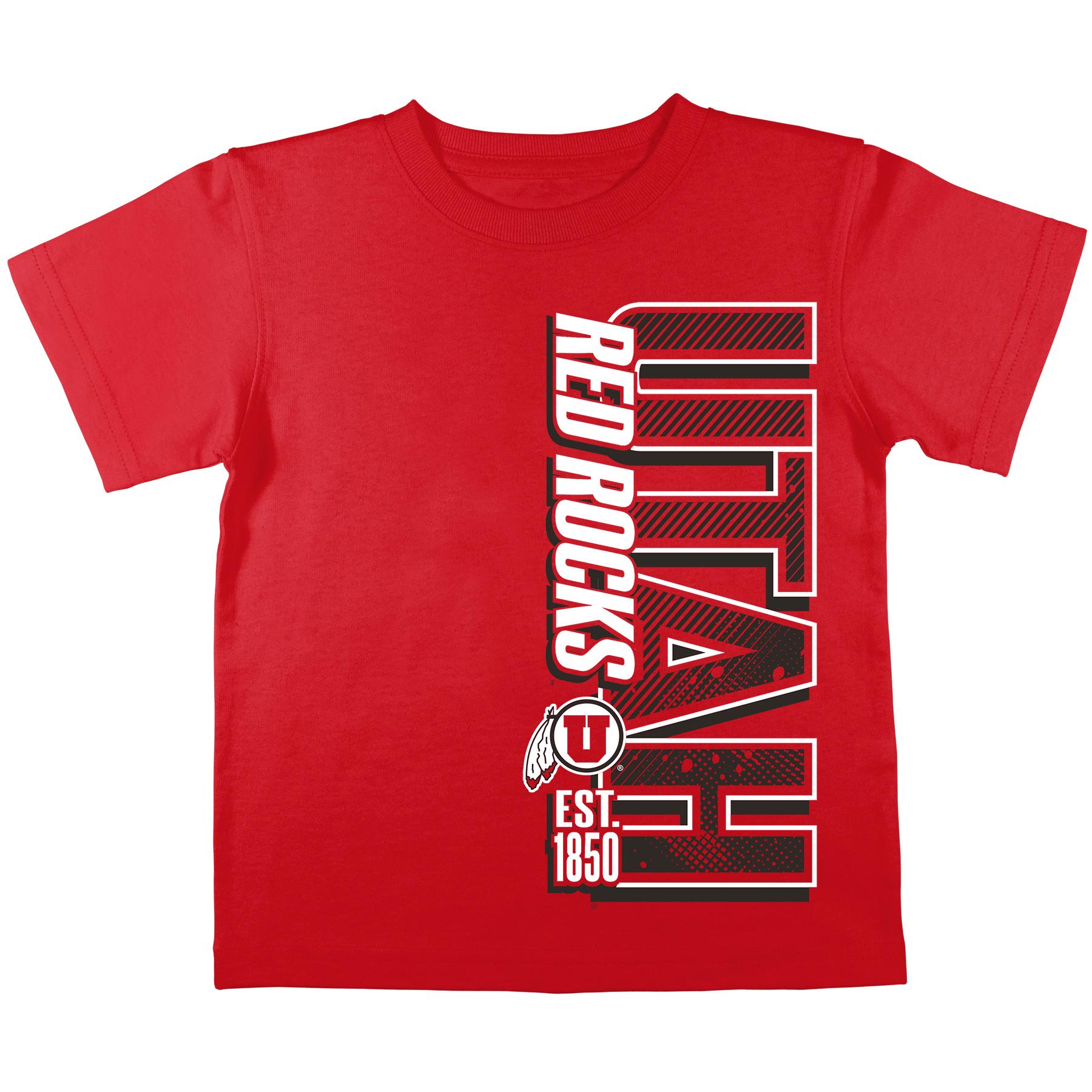 NCAA Boy's Graphic T-Shirt - University of Utah Utes Red Rocks