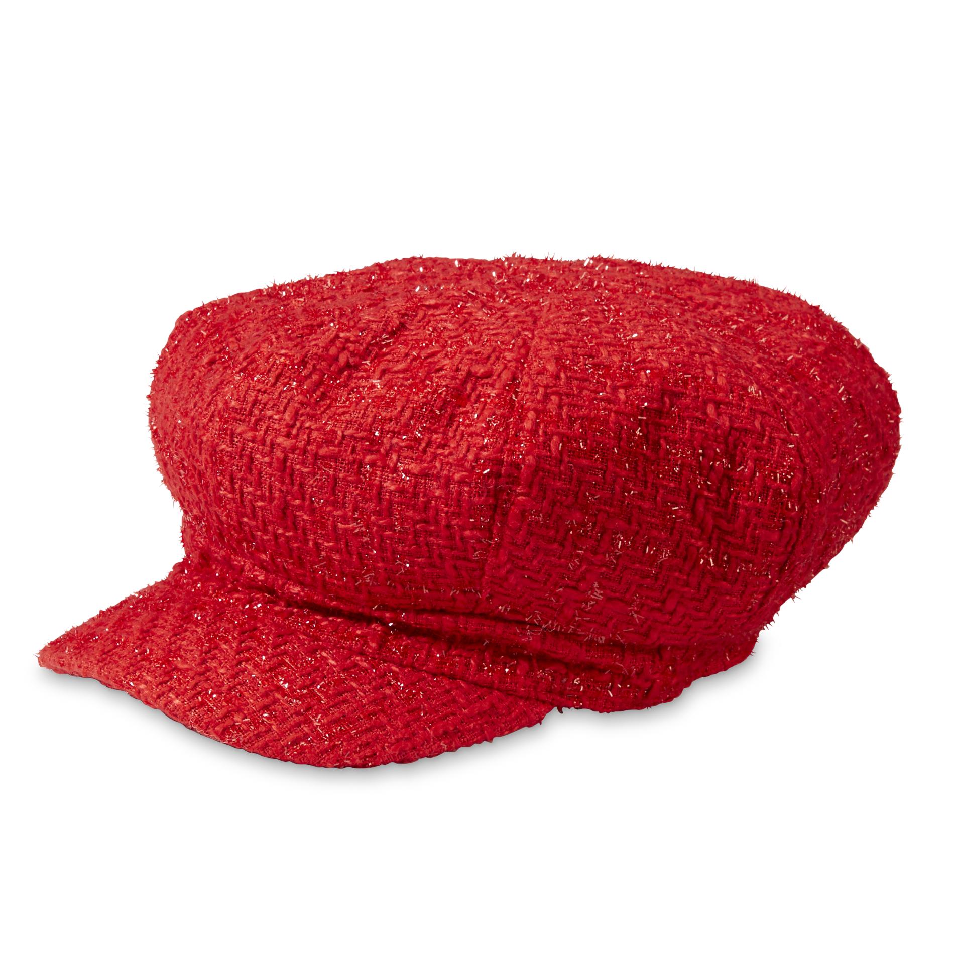 Joe Boxer Women's Boucle Cabbie Hat