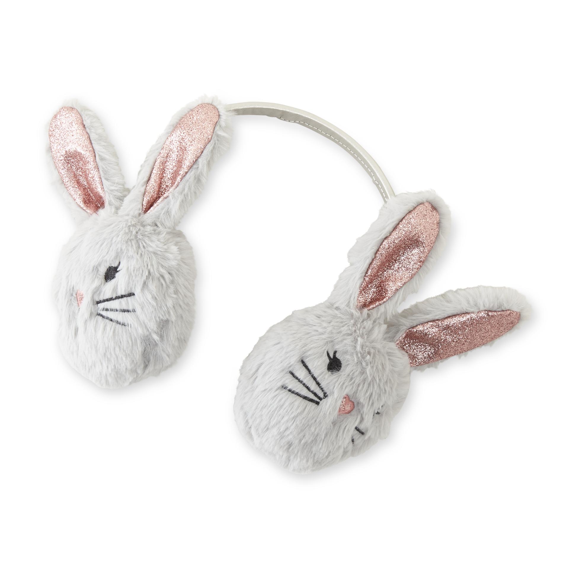 Women's Plush Earmuffs - Bunny