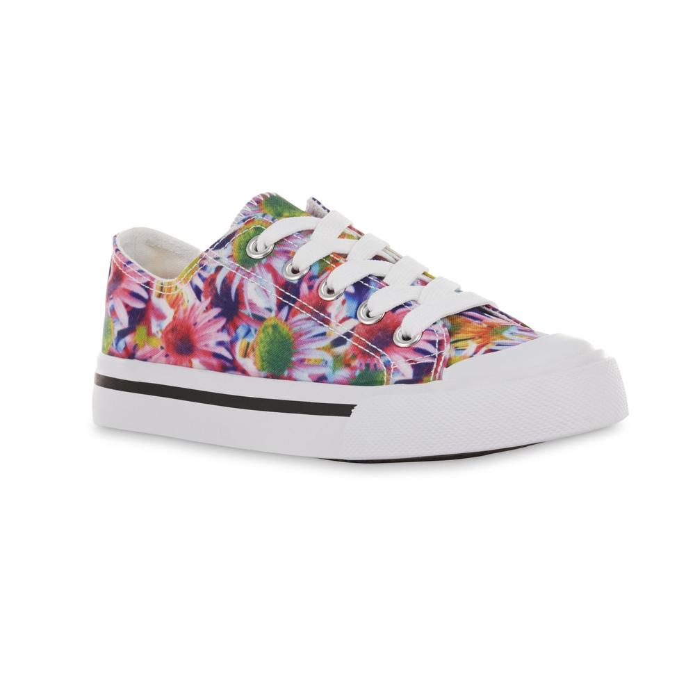 Roebuck & Co. Girl's Maisy Multicolor/Floral Canvas Sneaker