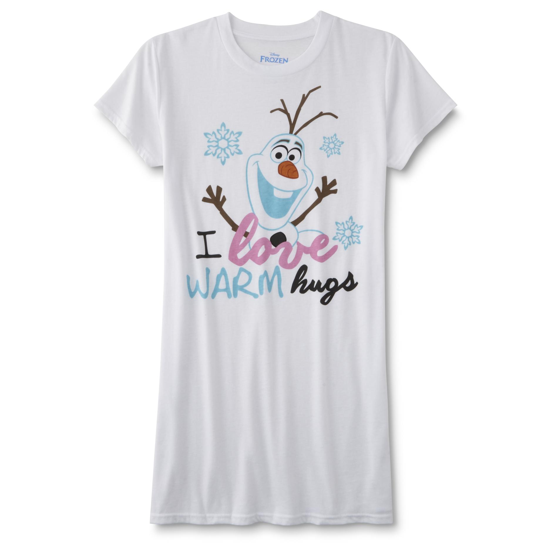 Disney Frozen Women's Plus Sleep Shirt - Olaf