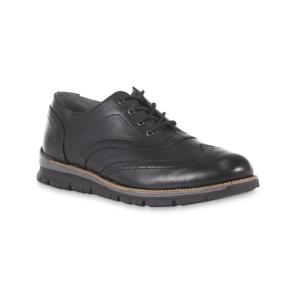 Thom McAn Men's Harlan Leather Oxford - Black