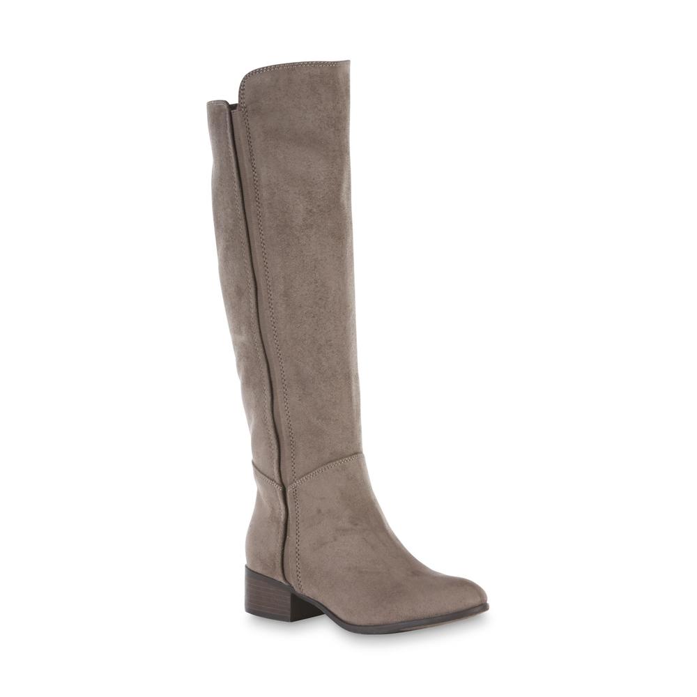 SM New York Women's Emily Taupe Tall Boot - Extended Calf