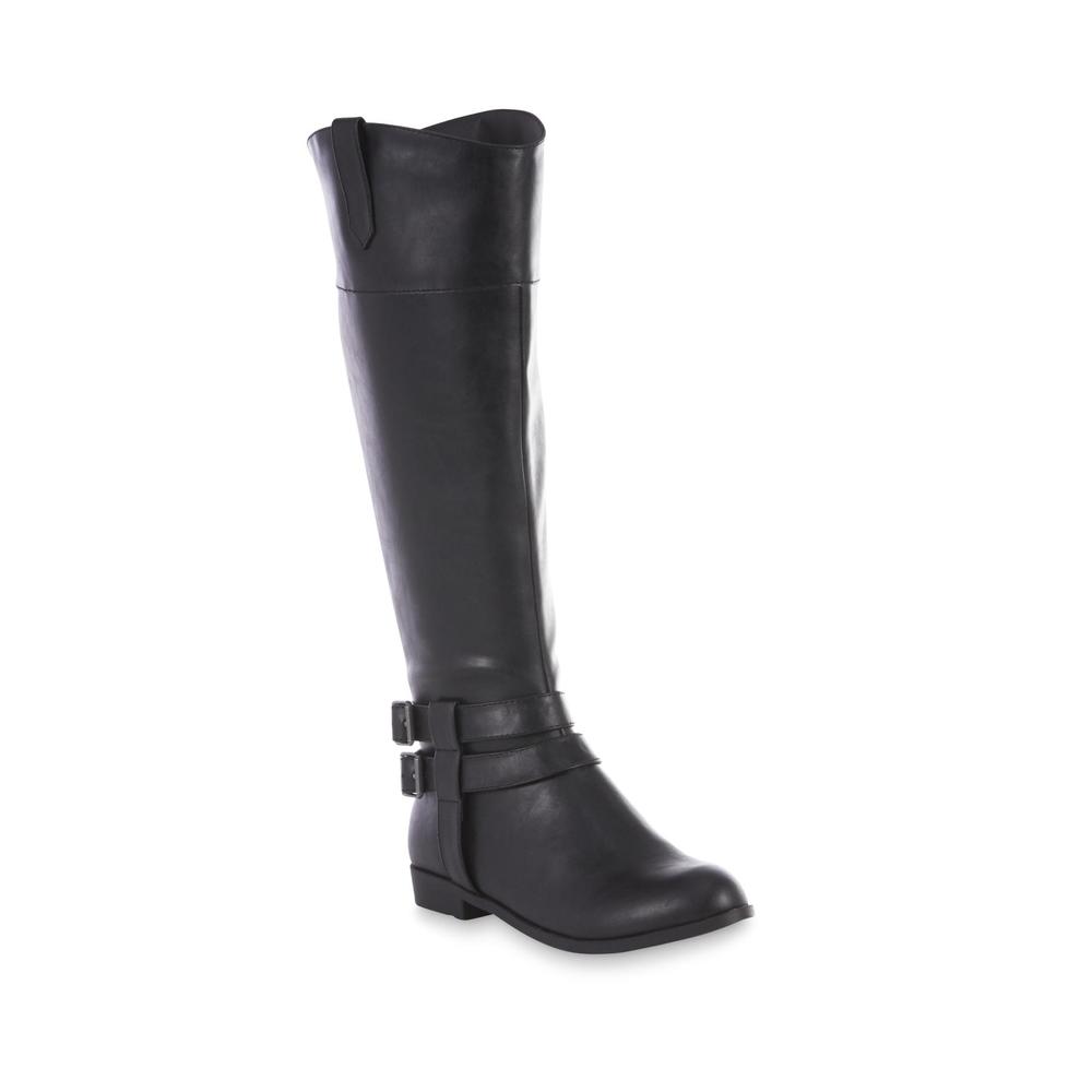 Route 66 Women's Avenger Black Fashion Boot - Wide Width Available