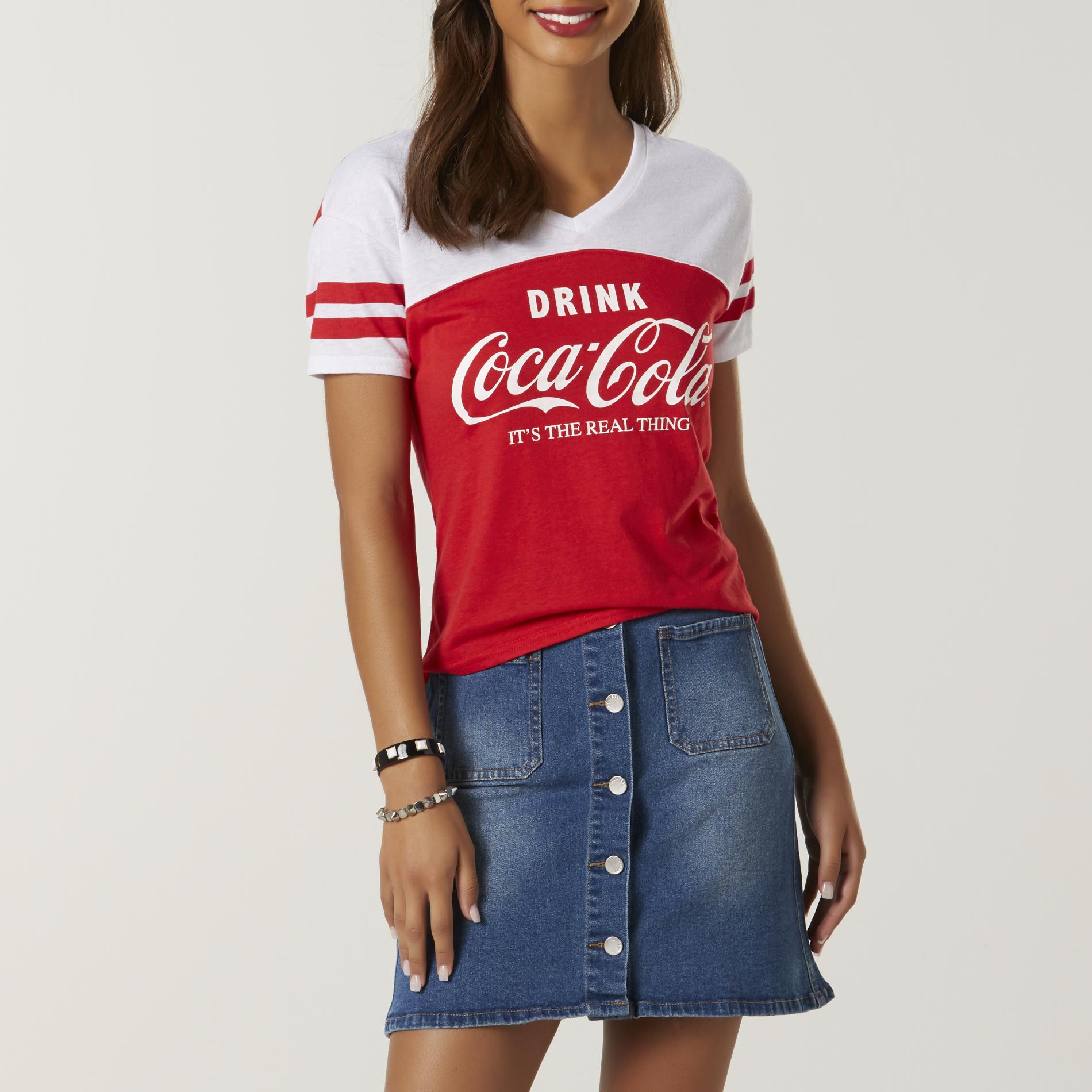 Joe Boxer Juniors' Graphic T-Shirt - Coca-Cola, Size: Small, Red Joe Boxer Juniors' Graphic T-Shirt - Coca-Cola, Size: Small, Red