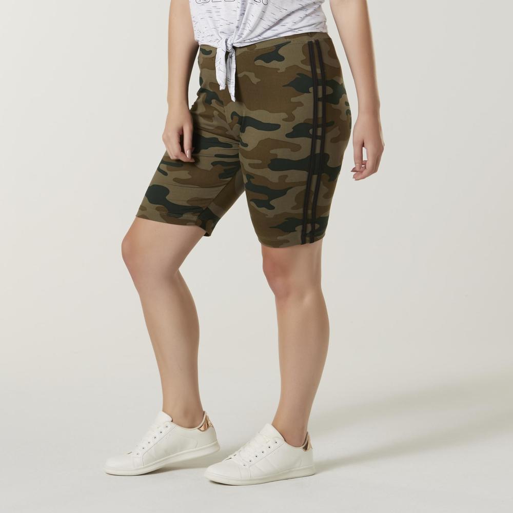Joe Boxer Juniors' Plus Bike Shorts - Camouflage