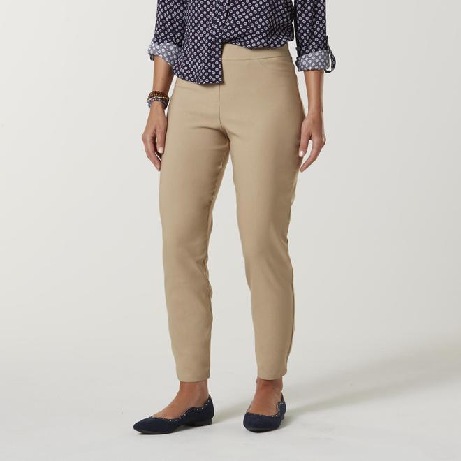 Basic Editions Women S Twill Pants