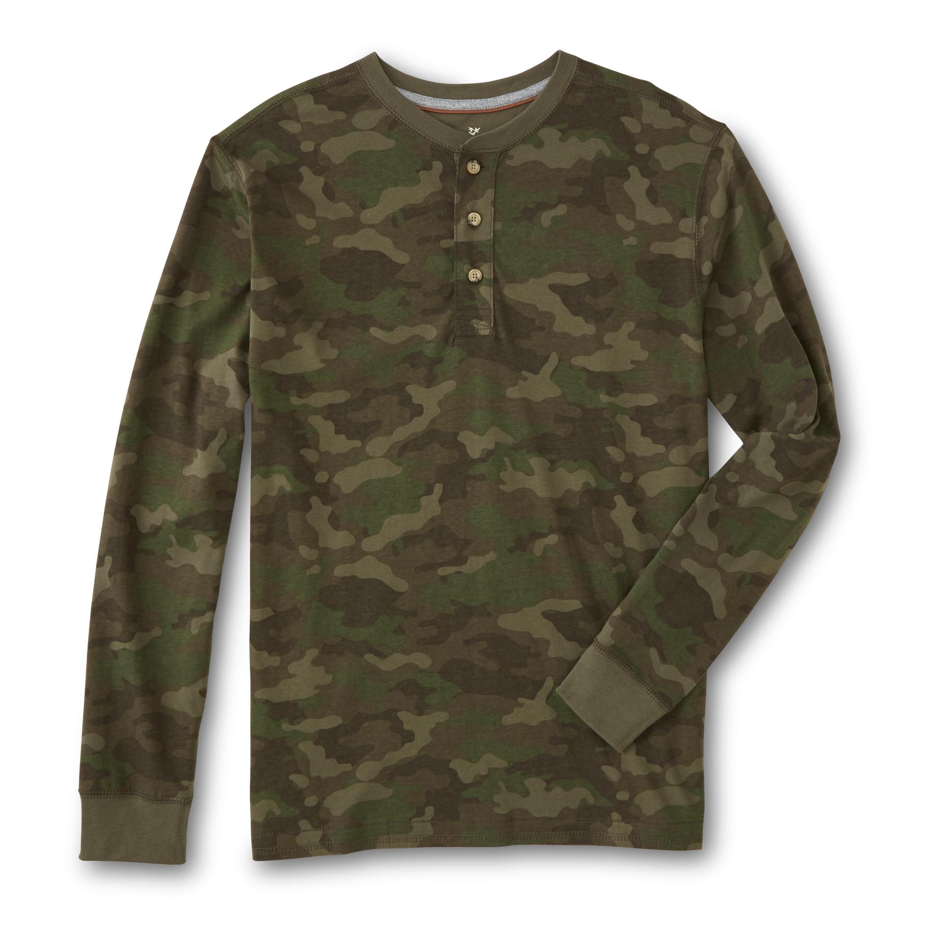 Outdoor Life&reg; Men's Henley Shirt - Camouflage