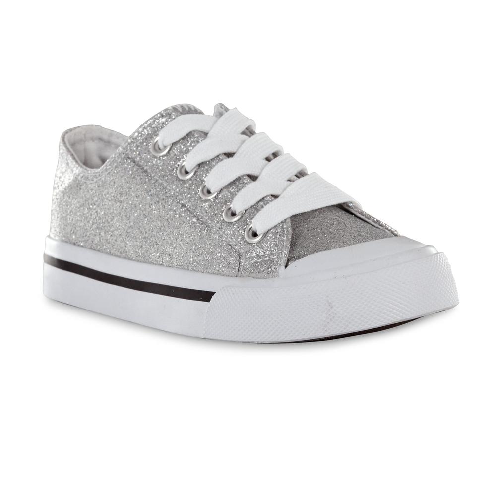 Roebuck & Co. Girl's Maisy Glitter Sneaker - Silver