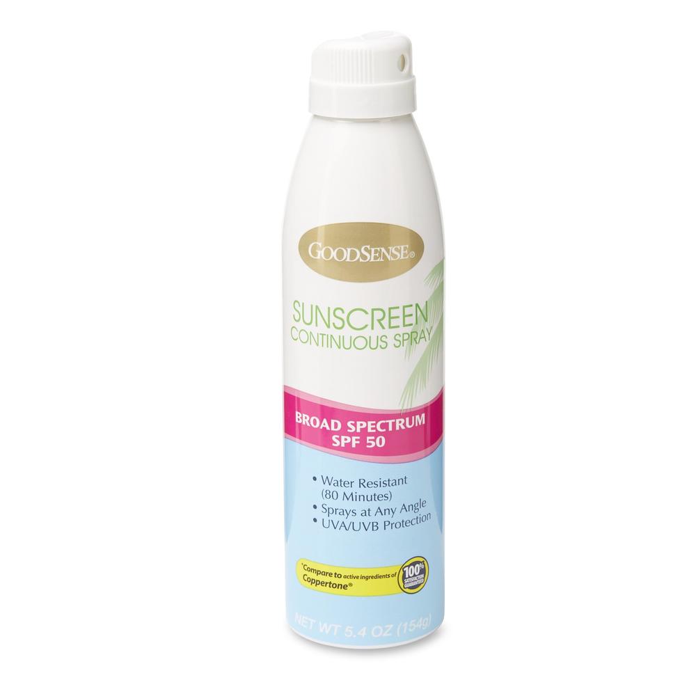 GoodSense Continuous Spray Broad Spectrum SPF 50 Sunscreen
