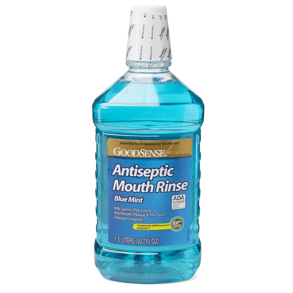 GoodSense Blue Mint Antiseptic Mouth Rinse