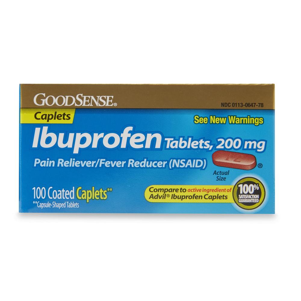 GoodSense Ibuprofen - 100 Caplets