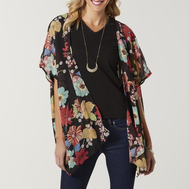 Women's Kimono Wrap Floral