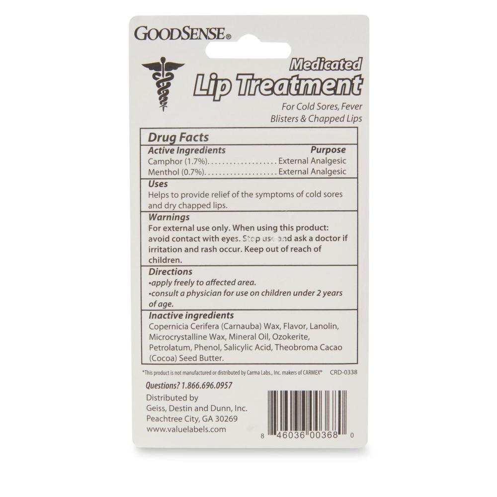 GoodSense 2-Pack Medicated Lip Treatment