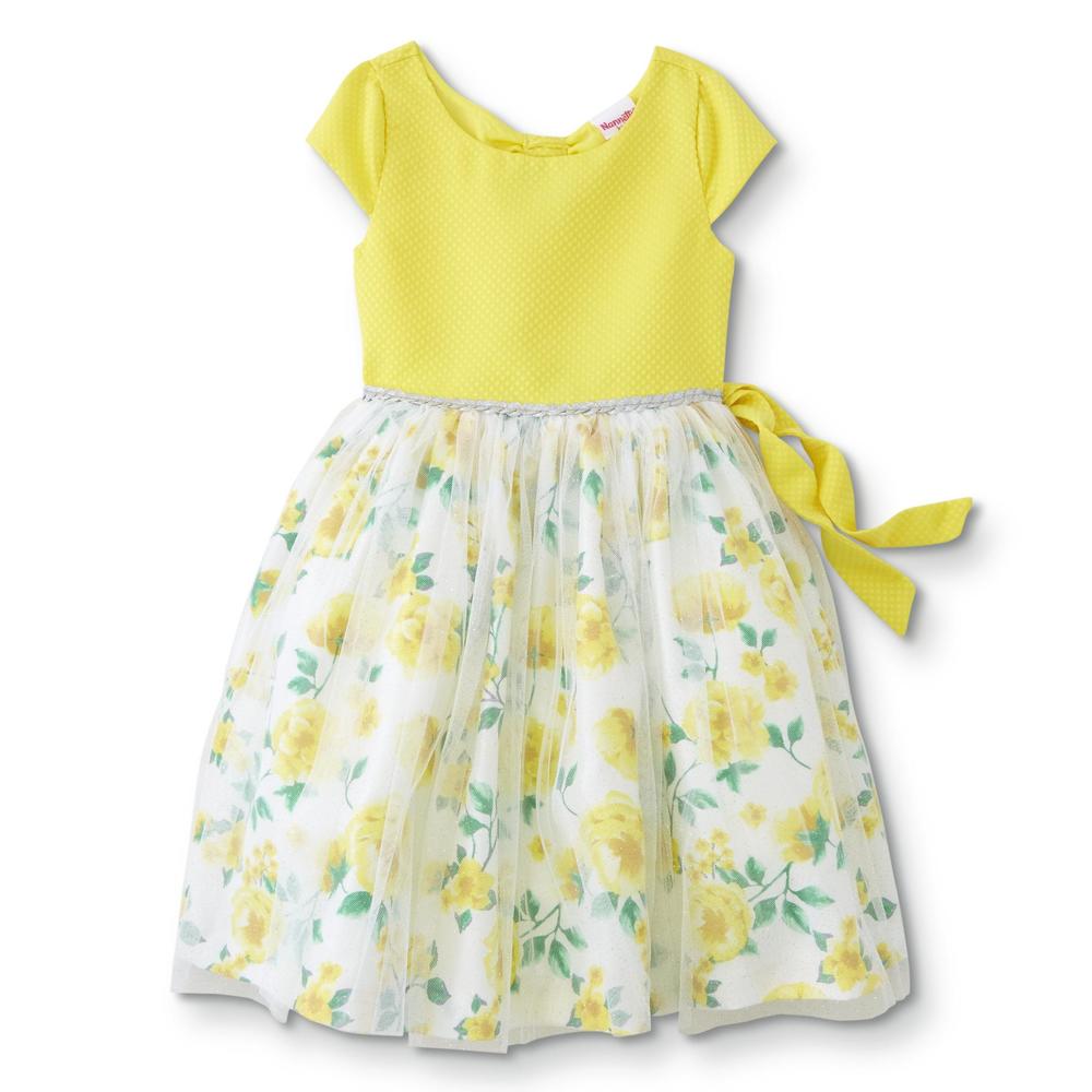 Girls' Fit & Flare Party Dress - Floral