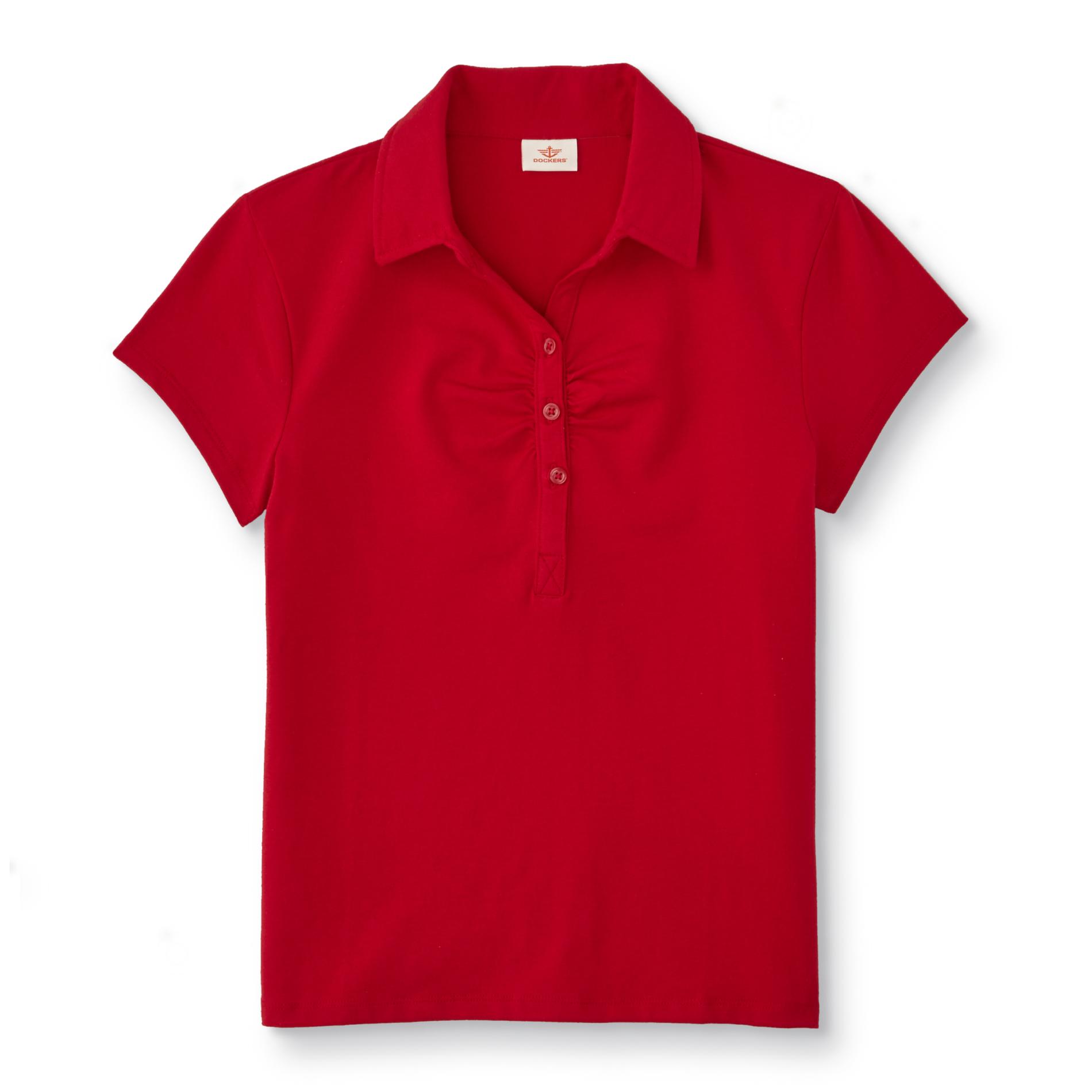 Dockers Girls' Plus Polo Shirt