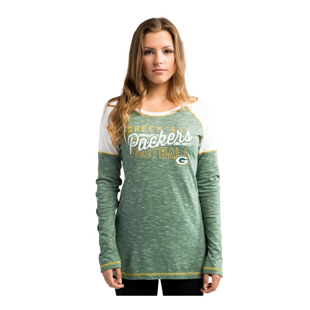 NFL Women's Raglan Shirt - Green Bay Packers