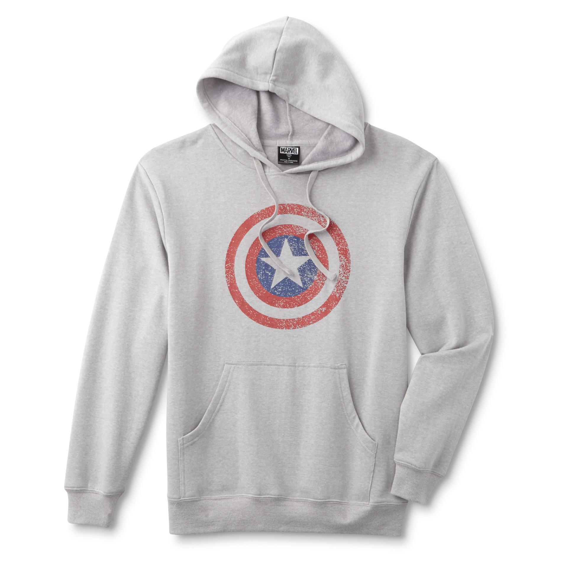 Marvel Captain America Men's Hooded Sweatshirt