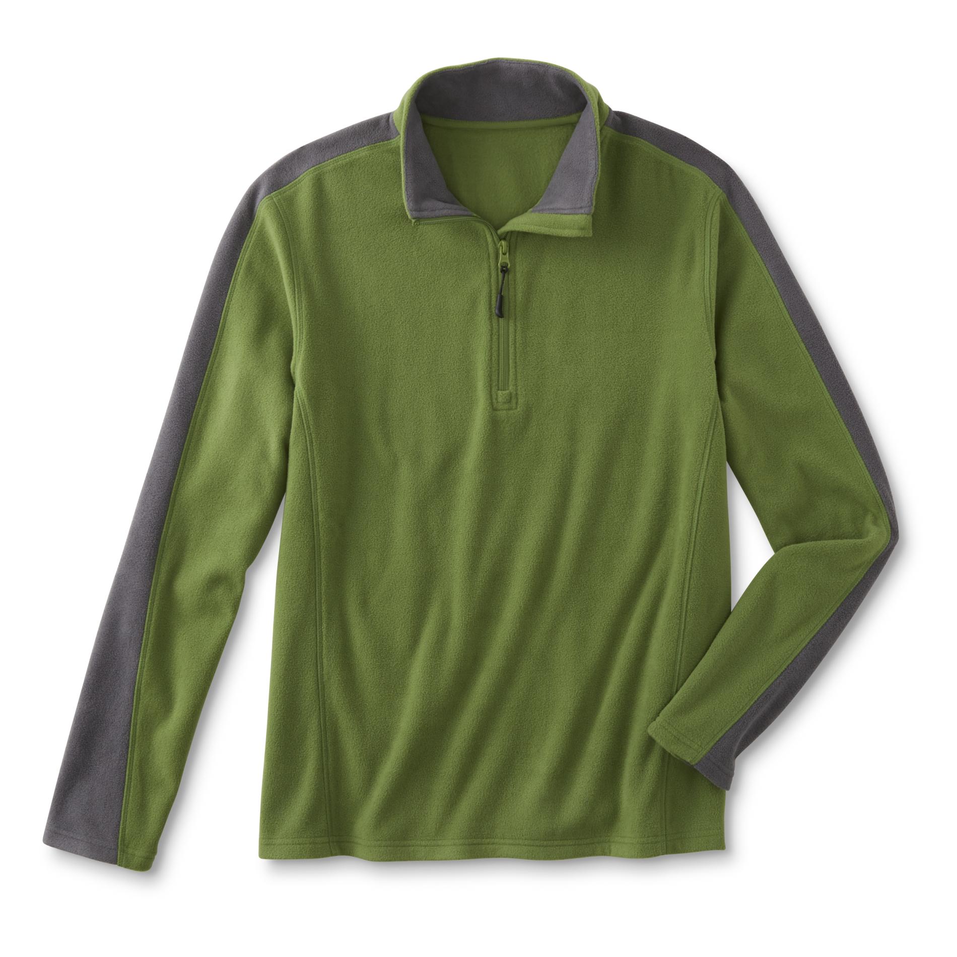 Outdoor Life Men's Quarter-Zip Sweatshirt - Colorblock