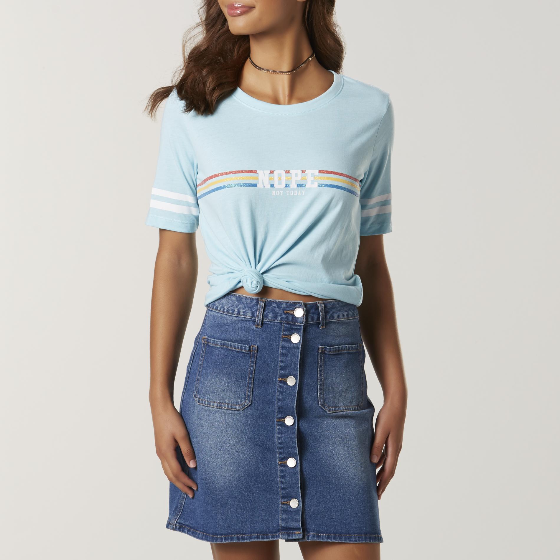 Joe Boxer Juniors' Graphic T-Shirt - Nope Not Today, Size: Small, Petit Four Joe Boxer Juniors' Graphic T-Shirt - Nope Not Today, Size: Small, Petit Four