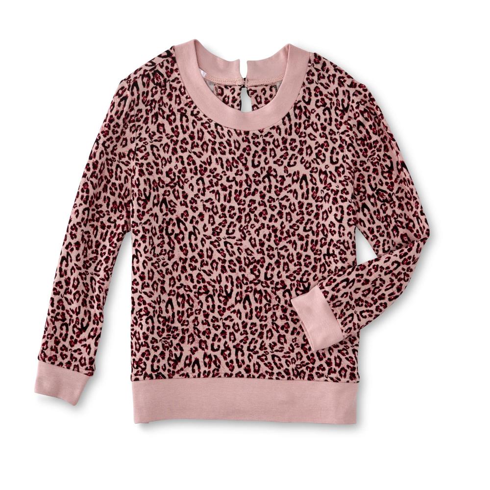 Spencer Girls' Long-Sleeve Top - Leopard
