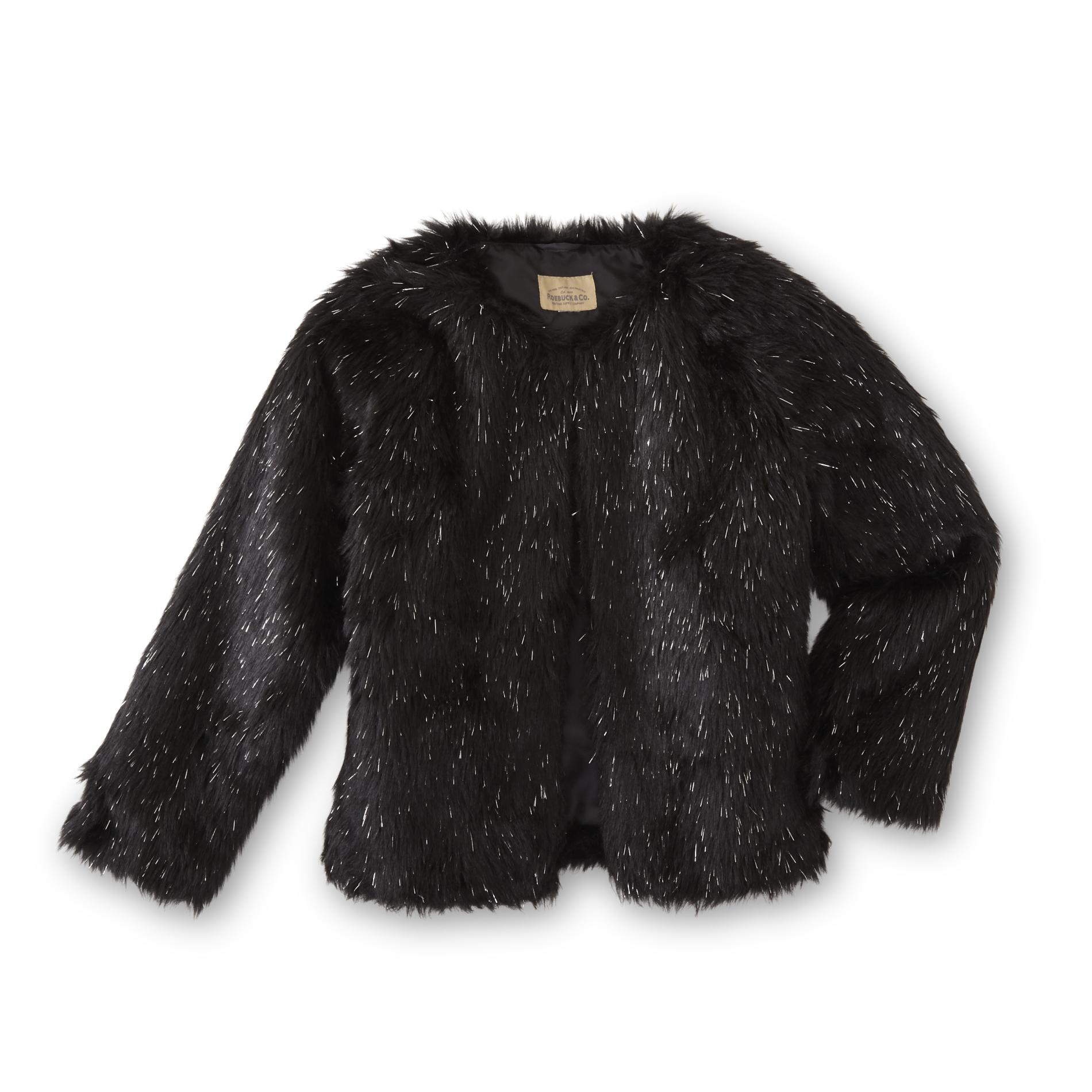 Roebuck & Co. Girls' Faux Fur Jacket