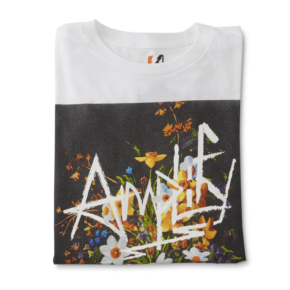 Amplify Young Men's Graphic T-Shirt - Flowers