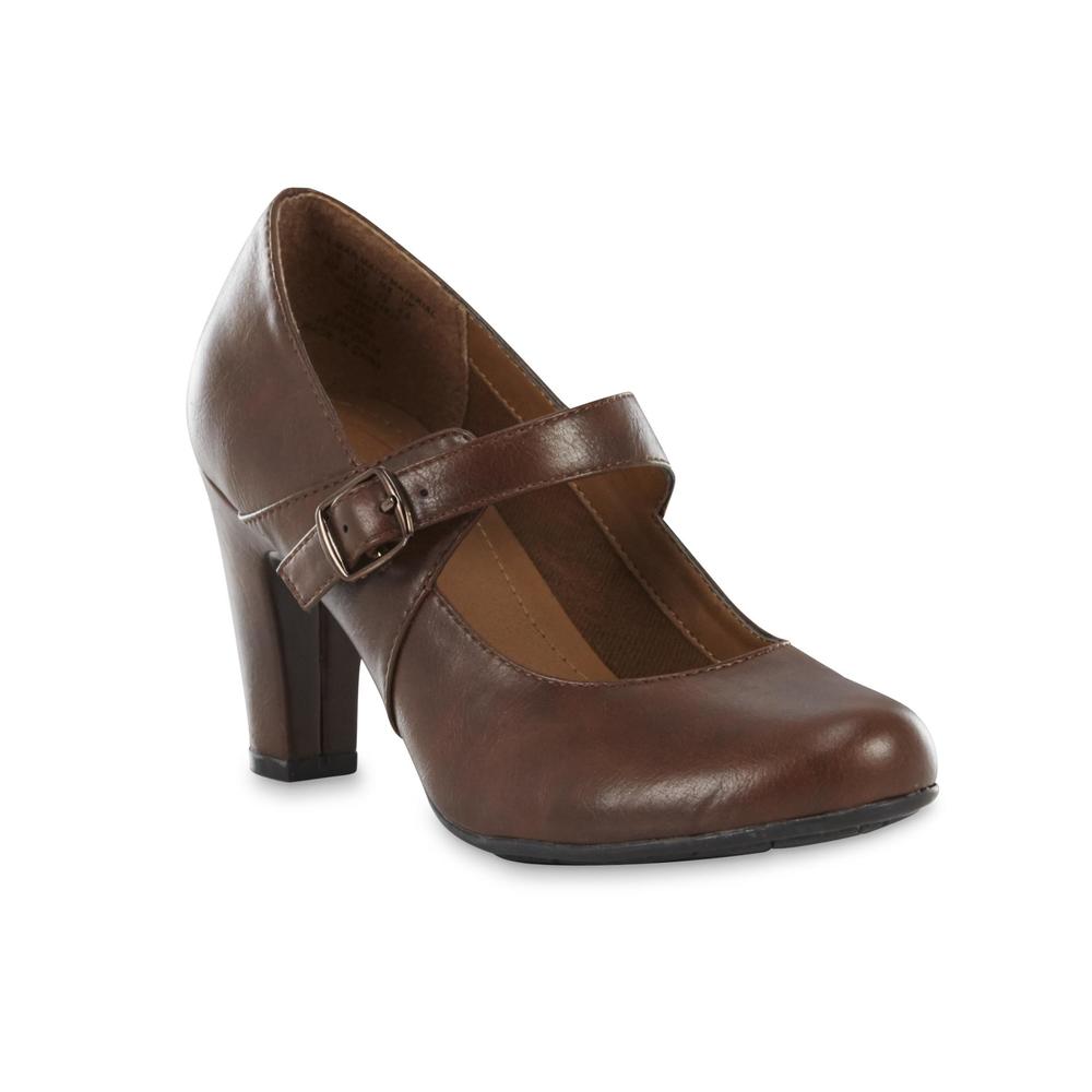 Jaclyn Smith Women's Cleo Brown Mary Jane Pump