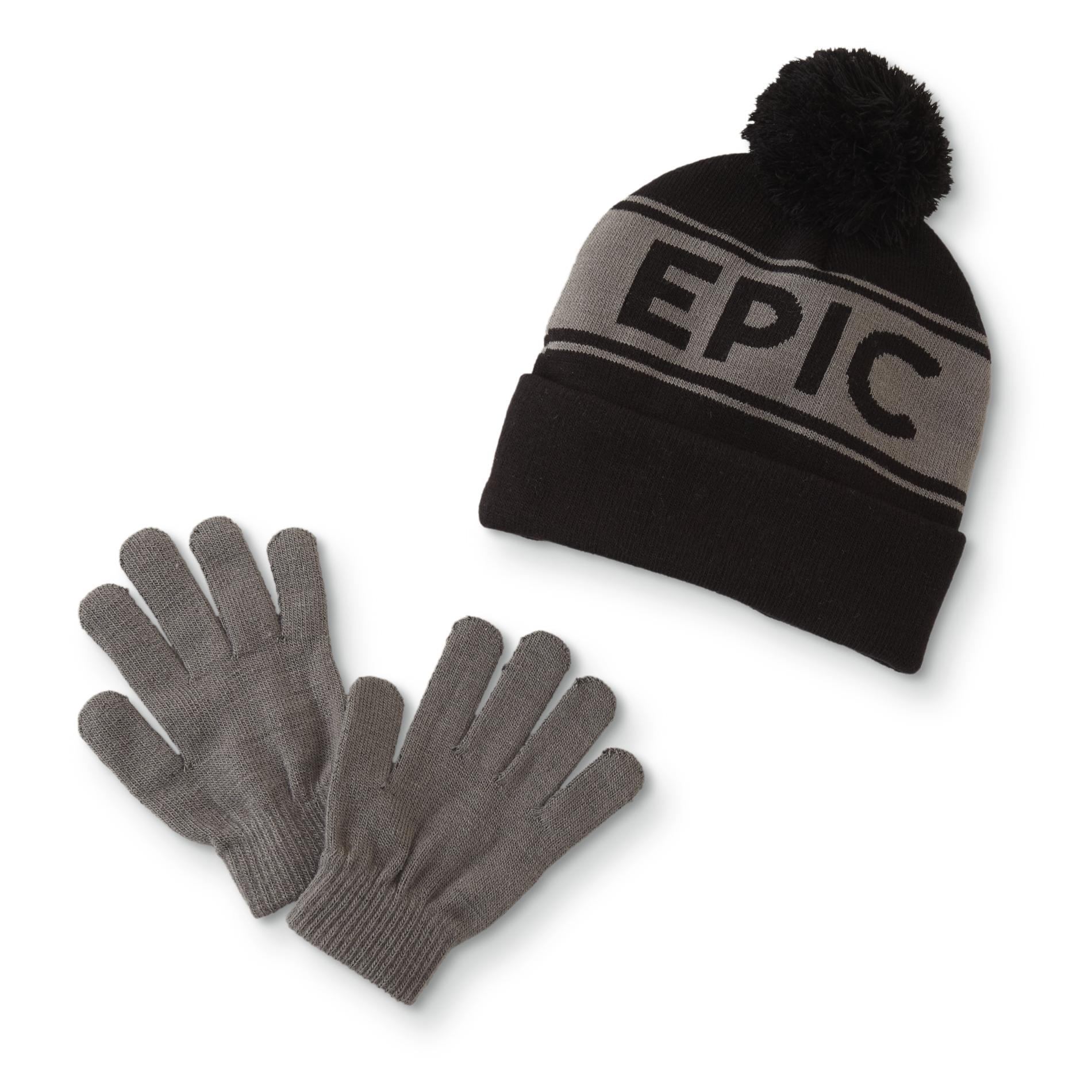 Simply Styled Boys' Winter Hat & Gloves - Epic