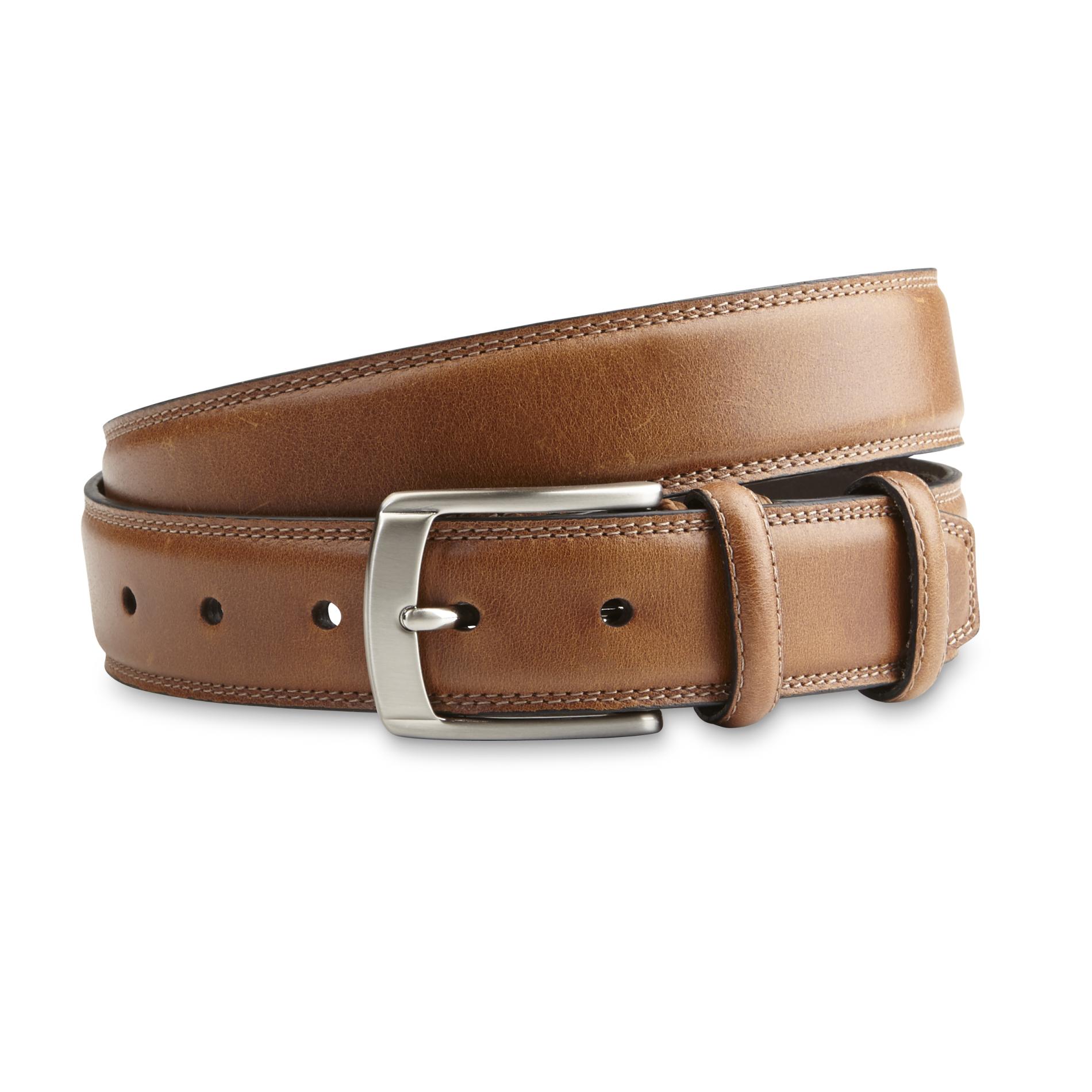 Dockers Men's Handcrafted Leather Belt