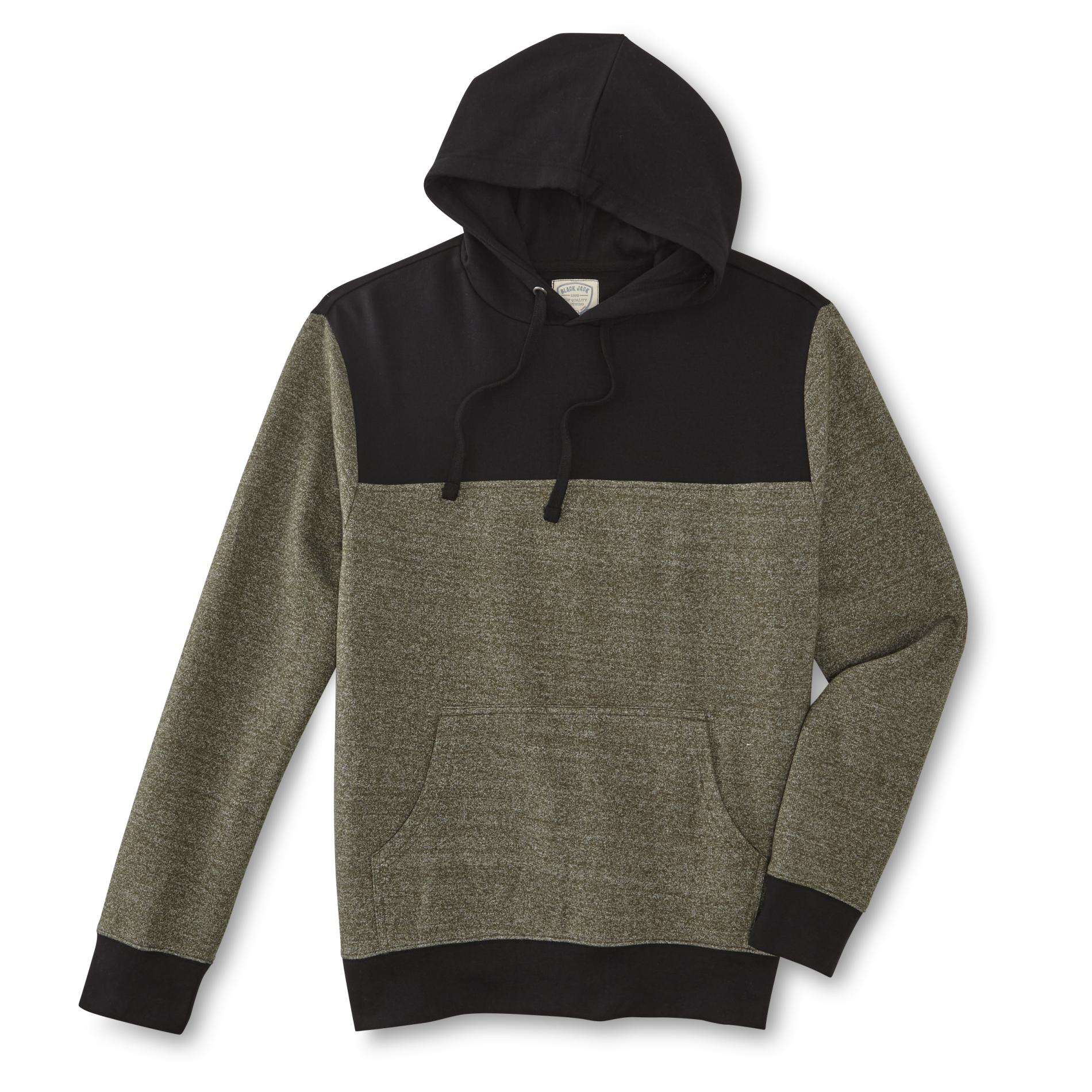 Blackjack Young Men's Hoodie - Colorblock/Marled