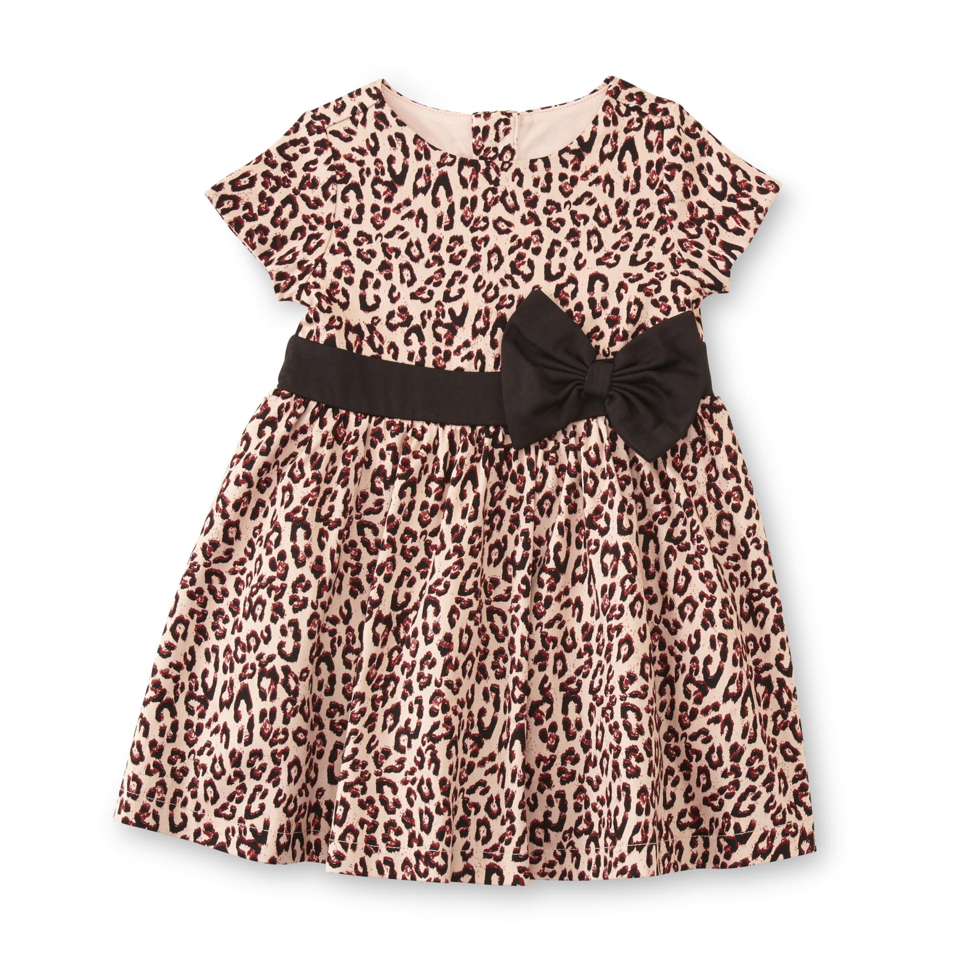 Spencer Infant Girls' Skater Dress - Leopard
