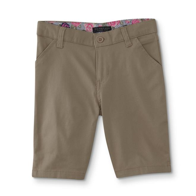 U.S Boys 5 Pocket Belted Stretch Twill Pant Polo Assn